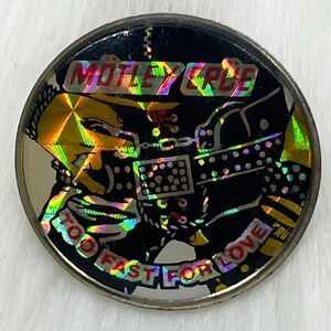🔮 5/$25 Vintage Motley‎ Crue Too Fast For Love Pin